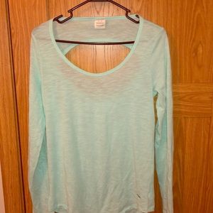 VS PINK like new peep hole long sleeved top
